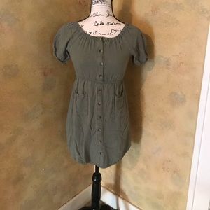 Olive Green Dress